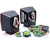 Amarine-made-Boat-Marine-Pair-LED-Square-Light-Kit-Trailer-Under-80-Tail-Stop-Brake
