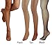 Bartolini Women Fine Soft Fabric Professional Dance Fishnet Tight Stocking (Small, Tan)