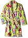 Komar Kids Girls' Owl Velvet Fleece Robe