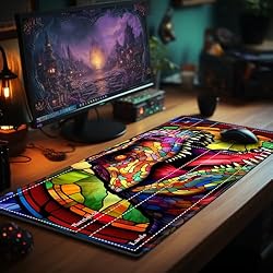 EDGFRTOIO Playmat with Zones for MTG Card Game