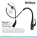 KRAUS Ansel Matte Black Finish Dual Function Pull-Down Kitchen Faucet, KPF-1675MB