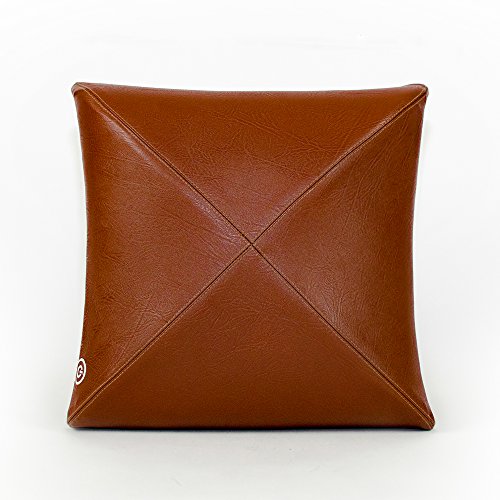 Zyllion ZMA20 Luxury Shiatsu V-Spring Massager Pillow with Heat (Brown)- One Year Warranty