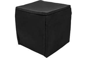 INOOMP Soundproof Enclosure Box for Water and Pool Pumps, 44x44x44 Cm Rubber Foam Noise Reduction Barrier