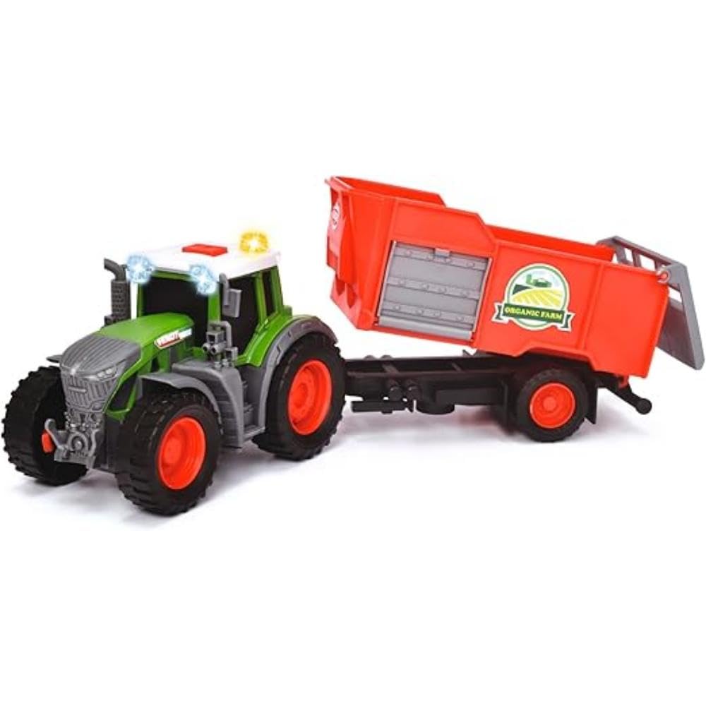 Majorette 203734001 Traktor Fendt Tractor Trailer, One Size