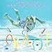 OHFUN 34 Pack Underwater Swimming/Diving Pool Toy Rings(4) Diving Sticks(5) Toypedo Bandits(4) Aquatic Dive Balls(3) Diving Dolphin(6) with Under Water Treasures Gift Set Bundle
