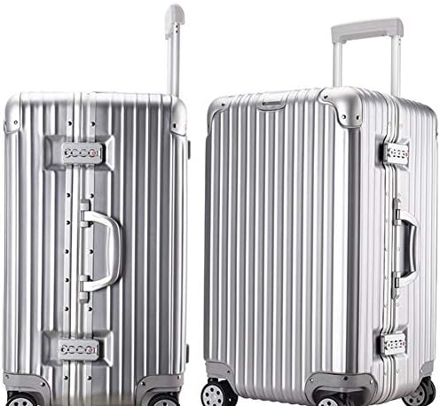 MZTYX Us Business Suitcase Wear-Resistant Aluminum Frame Trolley Case Universal Wheel Luggage Large Capacity Suitcase