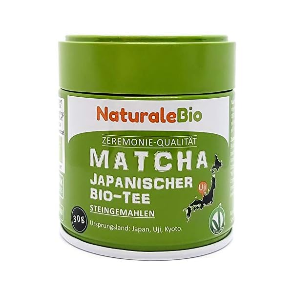 Matcha-Tee-Pulver-Bio - Ceremonial Grade - Original Green Tea aus Japan. Grüntee-Pulver Matcha Zeremonie-Qualität…