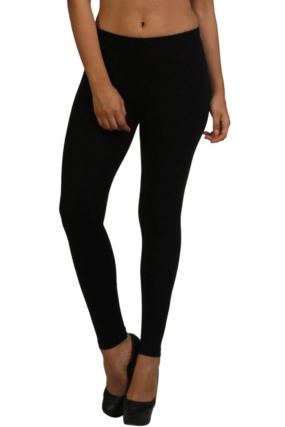 frenchtrendz women cotton spandex ankle length legging