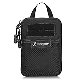 Waterproof Small EDC Fatty Pocket Organizer Tactical Molle Waist Pouch Utility Gadget Security Pack Carry Accessory Bag with Cell Phone Holster Holder for 5.7 inch iPhone 5 6 7 5s 6s 7s Plus