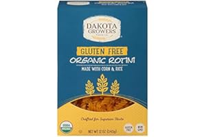 BESNT Dakota Growers Organic Gluten Free Rotini Pasta, 12 Ounce -- 12 per case.