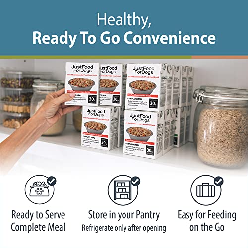 JustFoodForDogs Pantry Fresh Wet Dog Food, Complete Meal or Dog Food