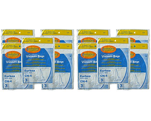 30 Eureka 900A PowerForce Micro Filtration CN 4 Vacuum Bag 68937-6 67740, Canister Vacuum Cleaners, 68937, 68937-6, CN-4, Eureka b003l20ft0, 67740, PowerForce 900A series