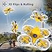 AIRJUGAR Mini Drone Nano Quadcopter 2.4ghz 6 Axis Gyro Drones for Kids and Beginners, Pocket Helicopter with Altitude Hold, Headless Mode, One Key Return, 3D Flips with 3 Batteries (AJ1001)