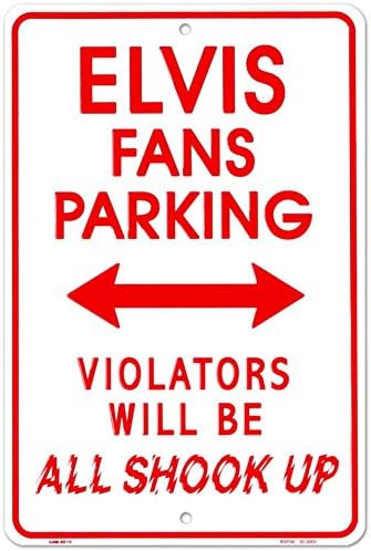 Elvis Tin Sign 8 x 12in