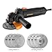 Electric Angle Grinder Meterk 6A 4-1/2inch with 115mm 3 Grinding Abrasive Wheels 3 Cutting Abrasive Wheels primary