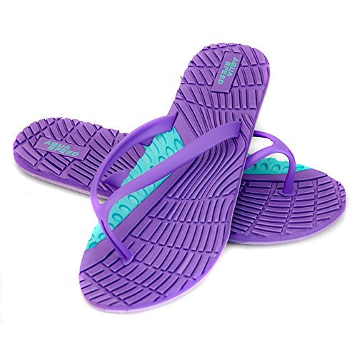 Aqua Speed Men Bahama Womens Pool Shoes - Violet/Turquoise, Size 37
