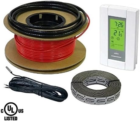 7.5sqft HeatTech 5-10 sqft Electric Radiant In-Floor Heating Cable System, 120V
