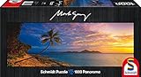 SCHMIDT Tokoriki Island at Sunset by Mark Gray Panoramic Puzzle (1000-Piece)