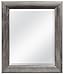 MCS 47692 16x20 Inch Wall Mirror, 21.5x25.5 Inch Overall Size, Antique Silver Finish