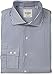 Ben Sherman Men's Slim Fit Dobby Stripe Spread Collar Dress Shirt, Royal, 16.5