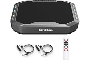 Fairgom Vibration Plate Exercise Machine with LED Display, Fitness Vibrating Lymphatic Drainage Full Body Workout Shaker for 