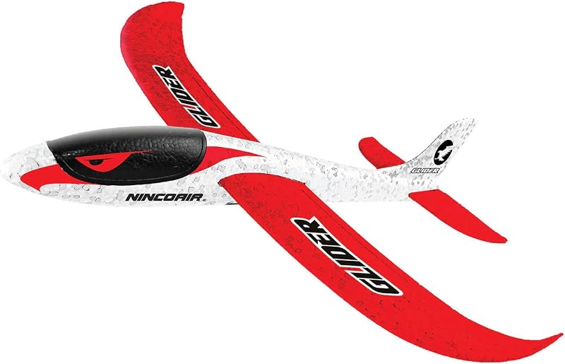- NincoAir-Glider 2 | Avión Planeador Juguete Poliespan | Medidas: 48 x 48 x 12 cm. | Regalo de Deportes al Aire Libre Para Niños y Niñas | A Partir de 3 años (NH92029) — foto 1 de 5