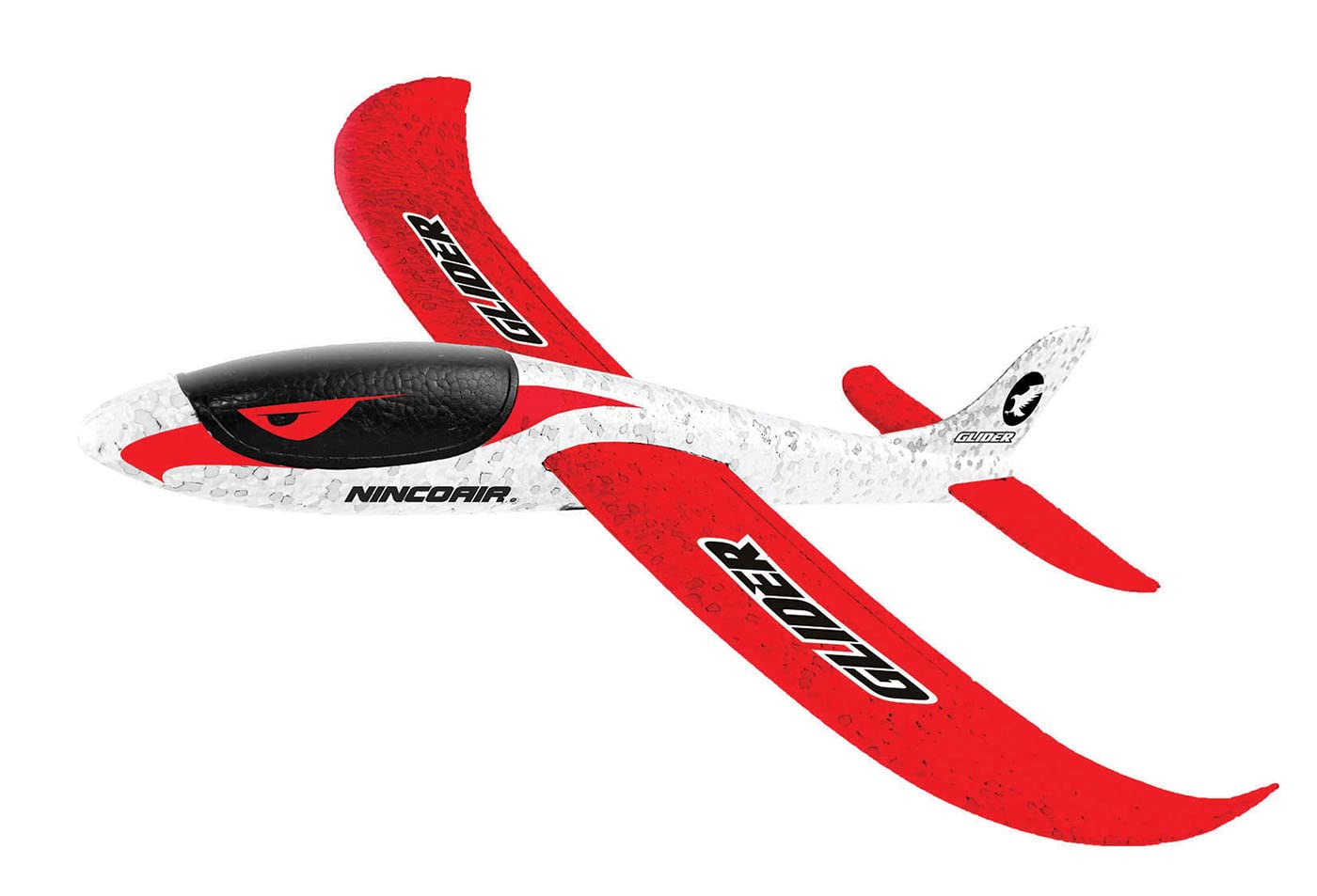 NINCO NH92029 NincoAir 2. Glider Plane. Measures 48cm x 48cm x 12cm from 3 Years, White and Red