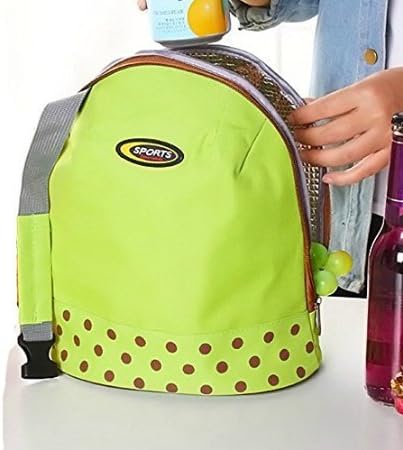 Canvas Picnic Lunch Bag Tote Insulated Cooler Travel Zipper Organizer Box