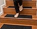 Natural Area Rugs Halton - Dark Brown Carpet Stair Tread, Non Skid Rubber Backed, Chocolate 9