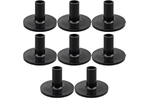 8 Pcs Cymbal Stand Sleeves for Drum Kits Drum Sleeve Plastic Felt Sleeve Set Musical Instruments Accessories Black Cymbal Sle