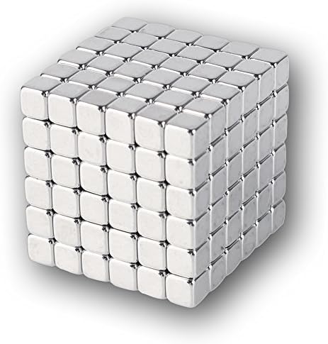 216pcs Magic Cube Magnetic Balls Multi-Use Toy Puzzle Magnet Block All-Purpose Square Cube Magnets Magico Education Toys Metal Office School Home DIY Desktop Decoration