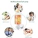 TomCare Himalayan Salt Lamp Natural Hand Carved Himalayan Salt Light Glow Crystal Rock Salt Lamps Wall Night Light Bulbs with UL Listed Plug for Lighting and Decoration (2)