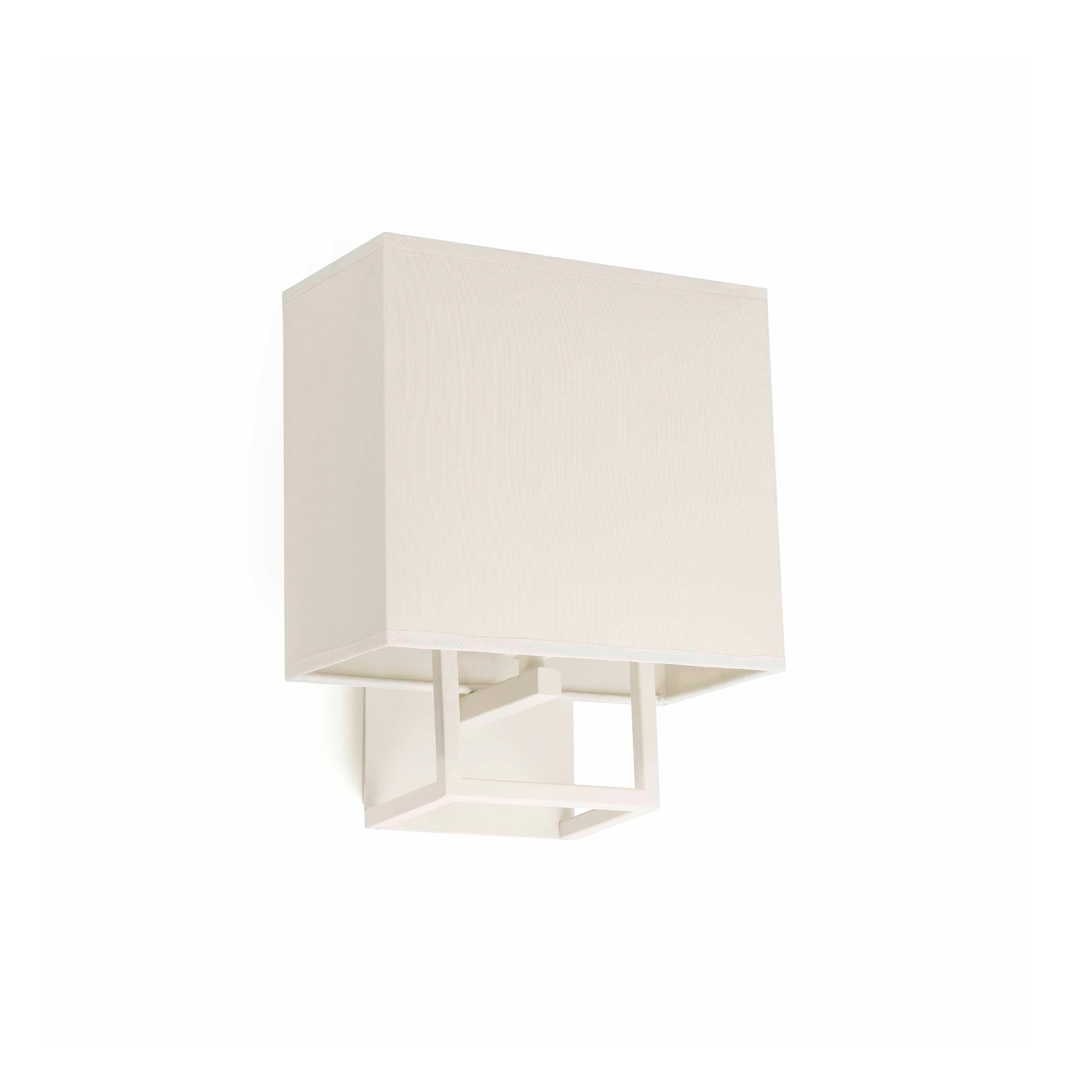 Faro Barcelona Vesper 29980 Wall Light 20 W Metal, White Fabric Display