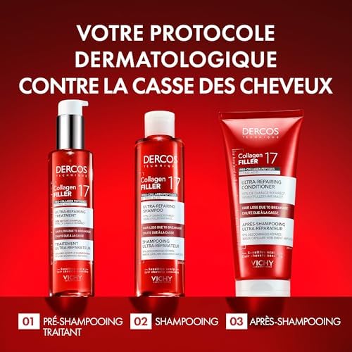 Dercos Shampooing Ultra-Réparateur Collagen 17 Anti-Casse 200ml