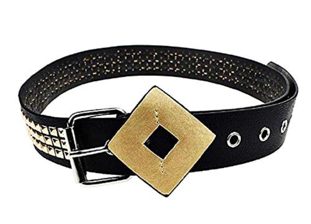 KIRALOVE Harley belt woman - film - studs - golden - black color - accessories - disguise - cosplay - halloween - carnival cosplay