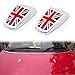 Areyourshop 2pcs Union Jack Wiper Spray Nozzle Cover for Mini Cooper R55 R56 R57 R58 F55 Gen 3