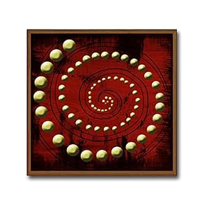 Framed Canvas Wall Art for Living Room, Bedroom Indian Tribe Totem Theme Canvas Prints for Home Decoration Ready to Hang - 16x16 inches