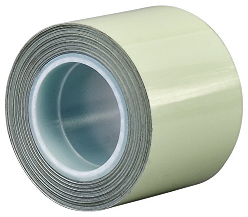TapeCase 7-5-7550 Green Laminated Film/Acrylic Adhesive Glow in the Dark 7550 Tape, 0.01" Thick, 5 yd. Length, 7" Width