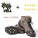 Carryown Ice Grips Traction Cleats Ice Cleats Snow Grips Snow Cleats for Men and Women+ 10 Extra Replacement Studs