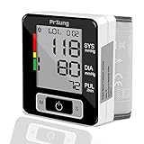 PrSung Wrist Blood Pressure Monitor - FDA Approved - Digital Automatic Blood Pressure Monitors with Case