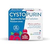 Cystopurin Cystitis Relief, Cranberry Flavour and Low in Sodium, 6 Sachets