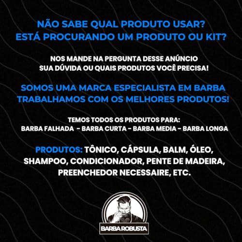 Barba Robusta Preenchedor para Barba Preenche as Falhas da Barba e Escurece os Fios