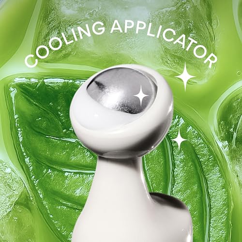 innisfree Green Tea Caffeine Depuffing Eye Serum with Niacinamide, Cooling Korean Eye Roll-On for Hydration and Brightening