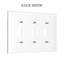 Vintage Wood Planks Light Switch Cover Triple