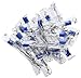 Medline DenTips Disposable Oral Swabs, Adult Untreated, Gentle & Hygienic Oral Care, Blue, Pack of 250