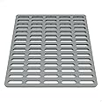 VELOVYO Sink Protector Mat, Kitchen Sink Protector, Silicone Mat, Dishwasher Safe, No Odor, Elevated Feet, 12.2” x 11.34”