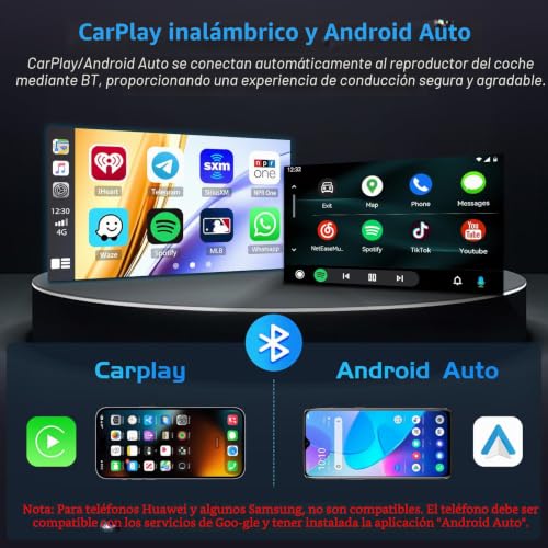 Inefala 4+128G Radio for Fiat Ducato/Citroën Jumper/Peugeot Boxer 2011-2022 Android 15 with 9'' In-Cell Screen with Wireless Carplay and Android Auto Mirror Link Radio FM/RDS GPS WiFi Bluetooth SWC