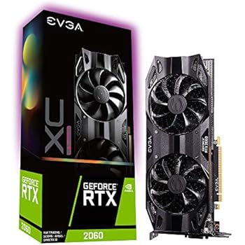 EVGA GeForce RTX 2060 XC Ultra Gaming, 6GB GDDR6, Dual HDB Fans Graphics Card 06G-P4-2167-KR