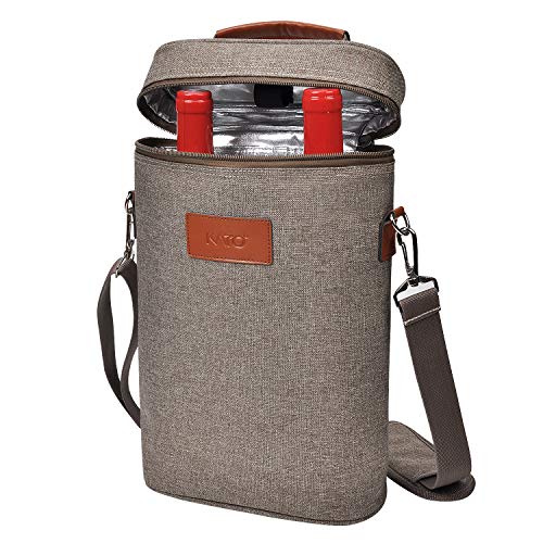 Gray / 2 Bottles Wine Carrier