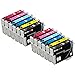 E-Z Ink (TM) Remanufactured Ink Cartridge Replacement For Epson 98 99 (2 Black, 2 Cyan, 2 Magenta, 2 Yellow, 2 Light Cyan, 2 Light Magenta) 12 Pack T098120 T099220 T099320 T099420 T099520 T099620 Compatible With Artisan 700 710 725 730 800 810 835 837 Printer